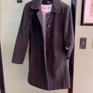 Style & Co. GREY Peacoat-SIZE MEDIUM